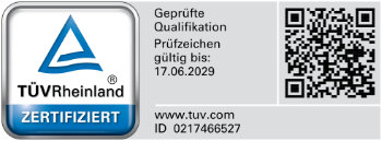 TÜV Zertifikat